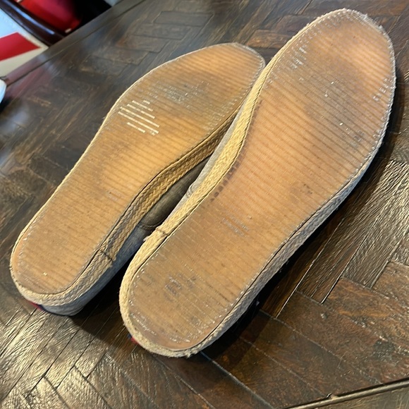 Ben Sherman - cool tan/grey lace-ups with red laces - lightly worn - Picture 9 of 12